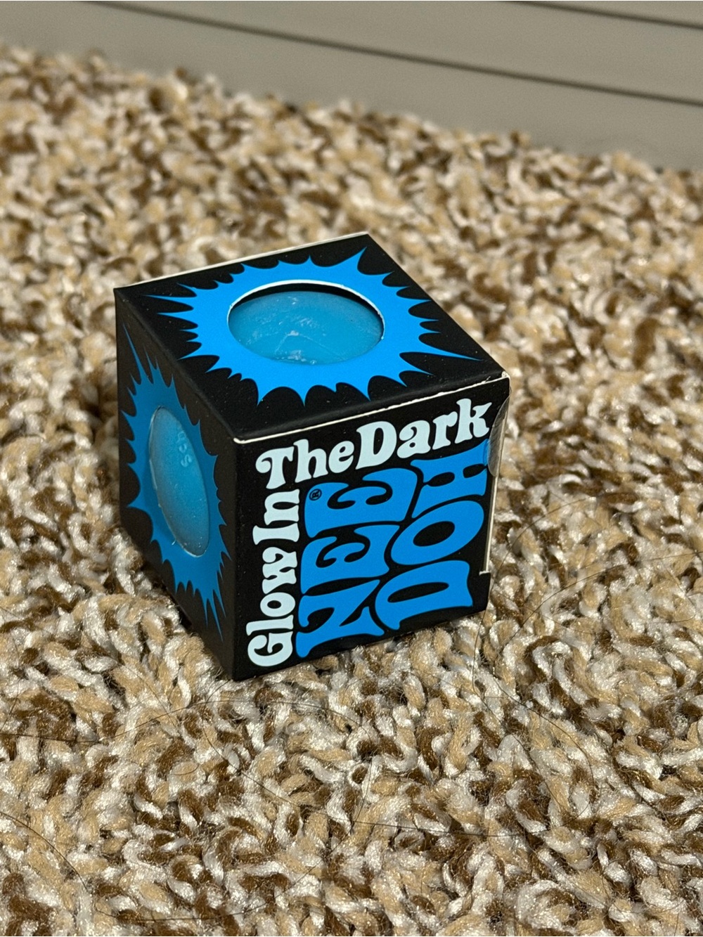Glow in the dark needoh - blue mini